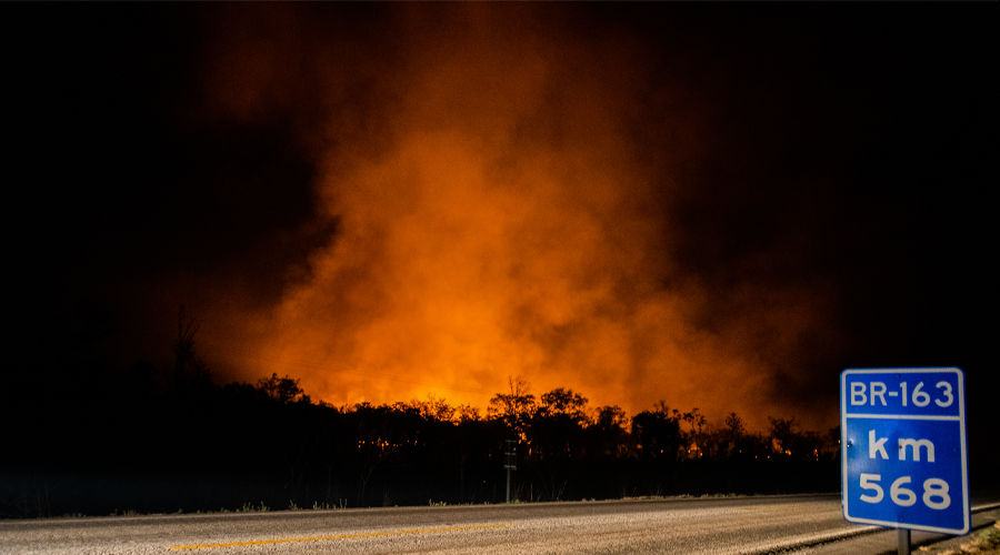 Fires in Nova Mutum Municipality. Credit: Noelly Castro