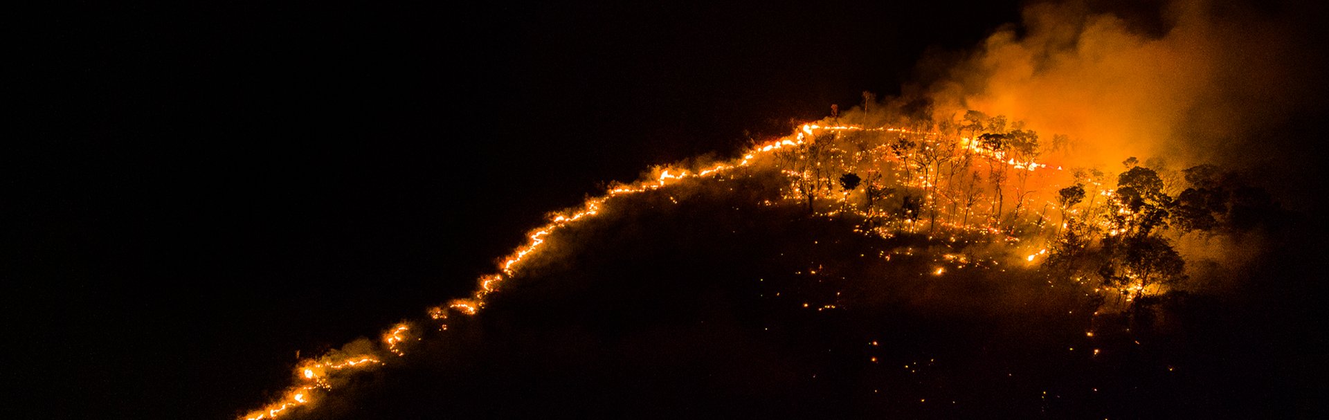 Fires at night in Nova Mutum Municipality. Credit: Noelly Castro