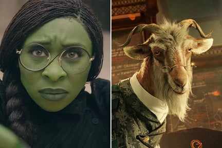 En la imagen Elphaba y el Dr.Dillamond, personajes de Wicked.